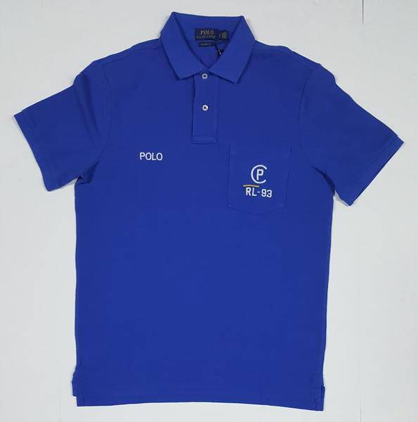 Nwt Polo Ralph Lauren Royal Blue Pocket CP-93 Pocket Classic Fit Polo - Unique Style