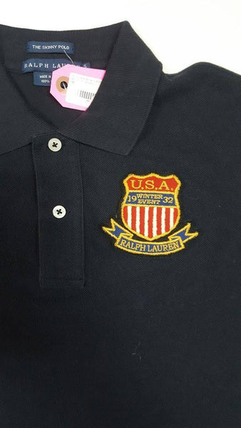 Polo Ralph Lauren Womens Navy Polo Shirt - Unique Style