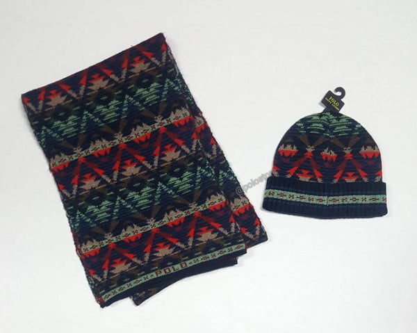 Nwt Polo Ralph Lauren Aztec Scarf - Unique Style