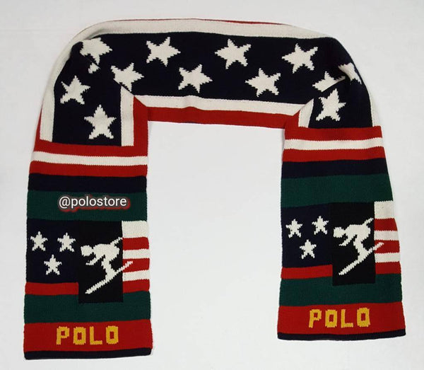 Nwt Polo Ralph Lauren Skier Suicide Scarf - Unique Style