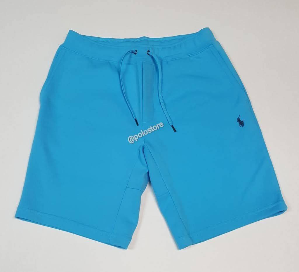 Nwt Polo Ralph Lauren Aqua Double Knit Small Pony Shorts