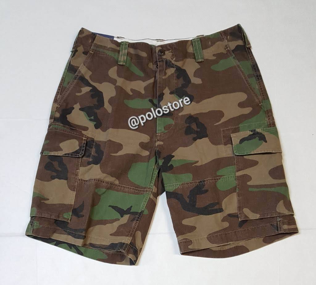 Nwt Polo Ralph Lauren Camo Relaxed Cargo Shorts