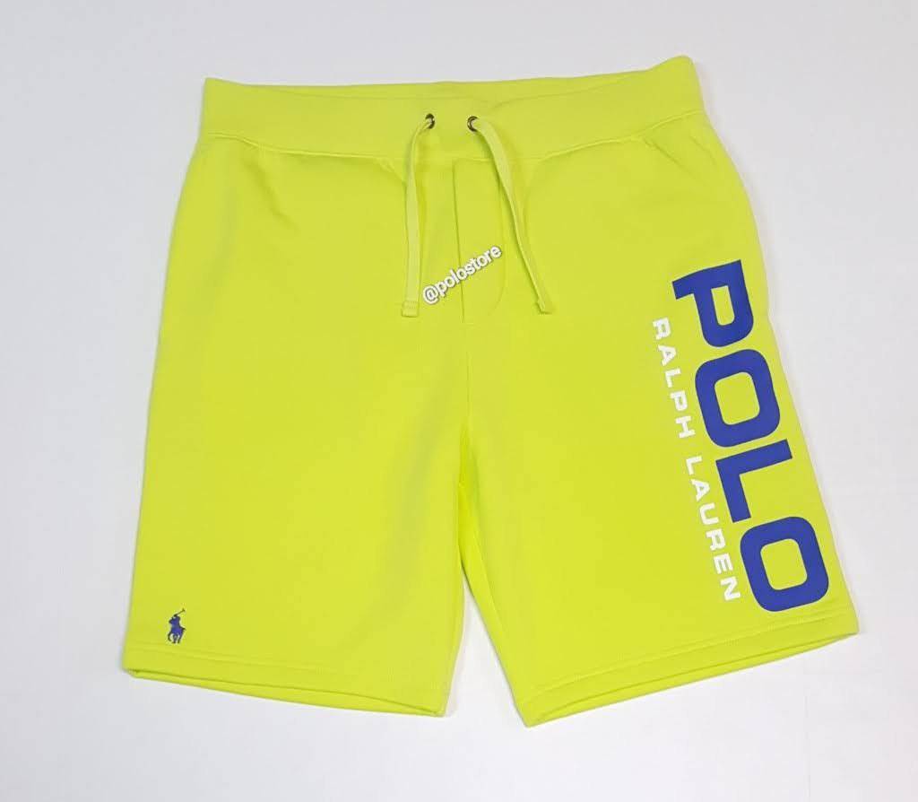 Nwt Polo Ralph Lauren Lime Green Spellout Shorts