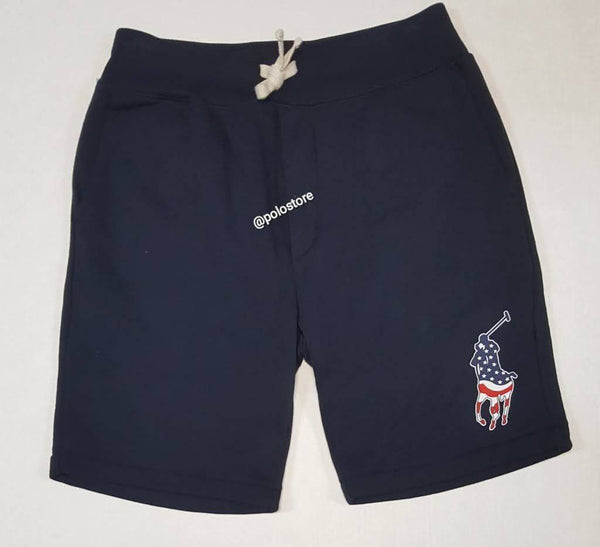 Nwt Polo Ralph Lauren Navy American Flag Big Pony Shorts - Unique Style