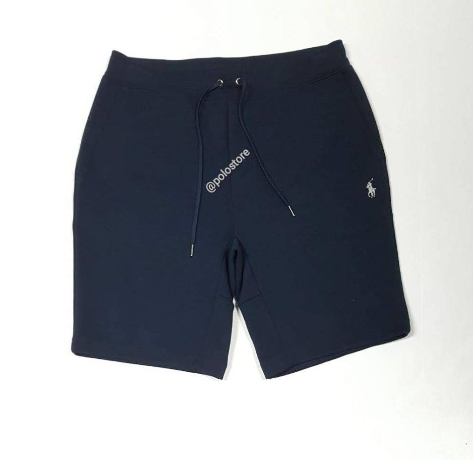 Nwt Polo Ralph Lauren Navy Double Knit Small Pony Shorts
