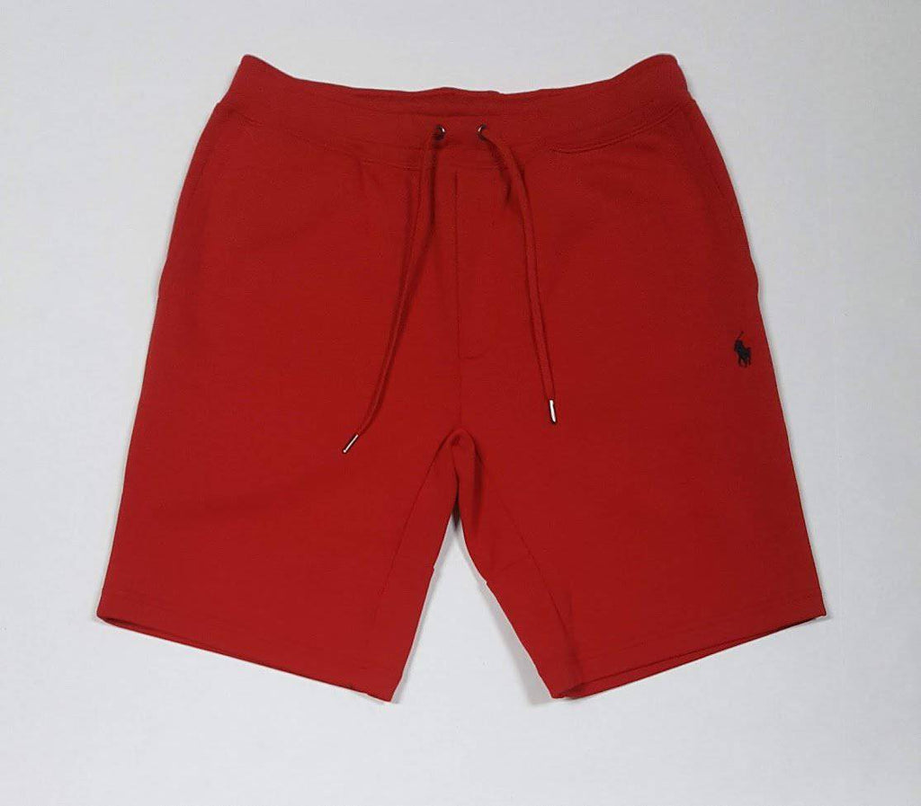 Nwt Polo Ralph Lauren Red Double Knit Small Pony Shorts