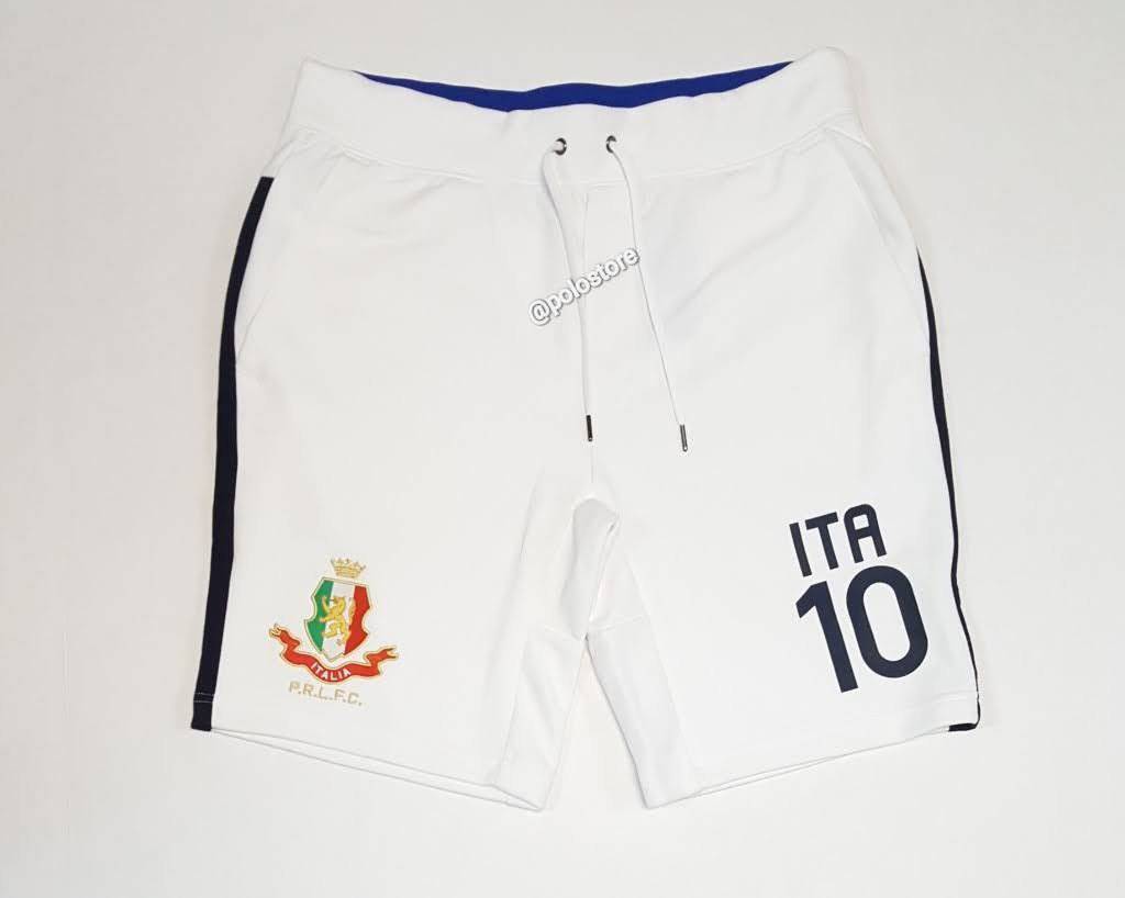 Nwt Polo Ralph Lauren White #10 P.R.L.F.C Italia Shorts