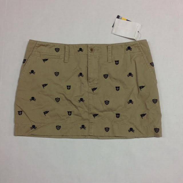 Nwt Rugby Womens All Over Embroidery Skirt