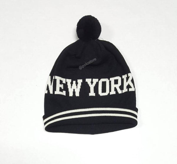 Nwt Polo Ralph Lauren Black/White New York Skully - Unique Style