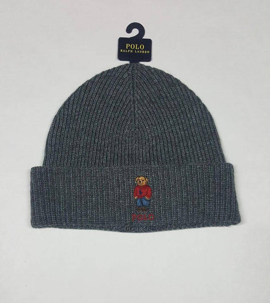 Nwt Polo Ralph Lauren Grey Red Sweater Bear Skully - Unique Style