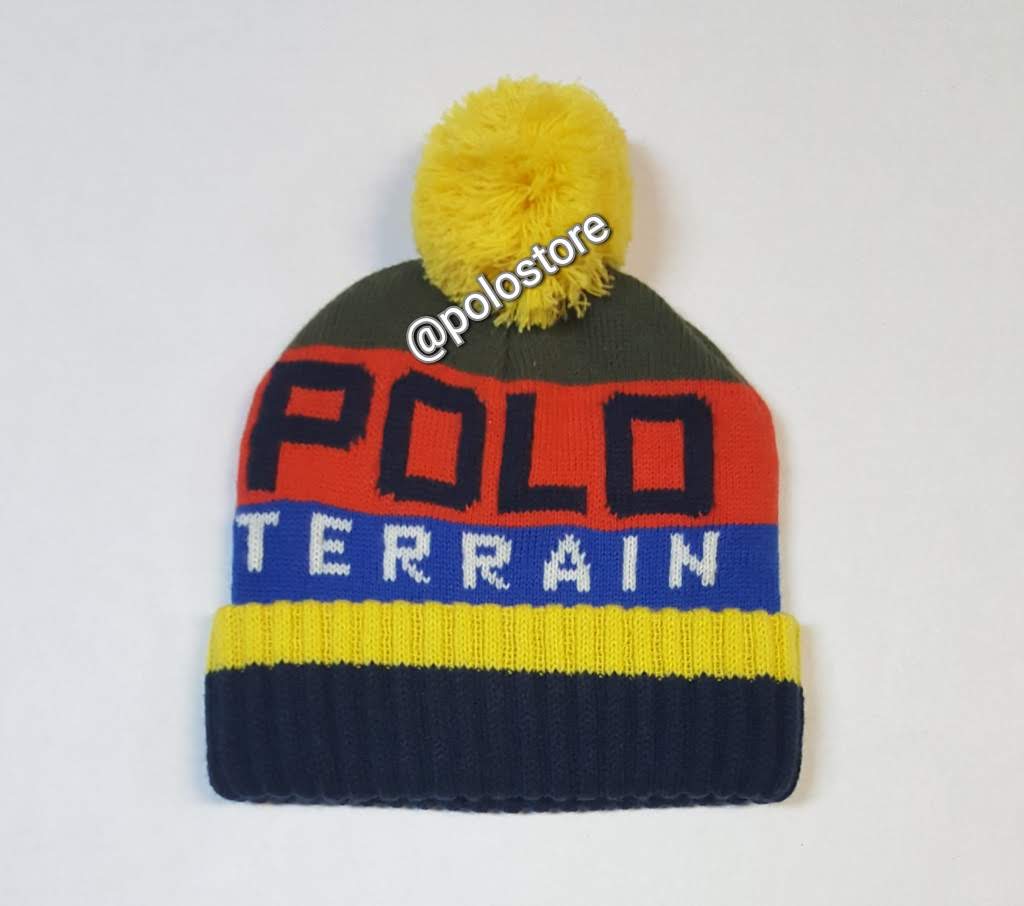 Nwt Polo Ralph Lauren Orange/Yellow Polo Terrain Skully