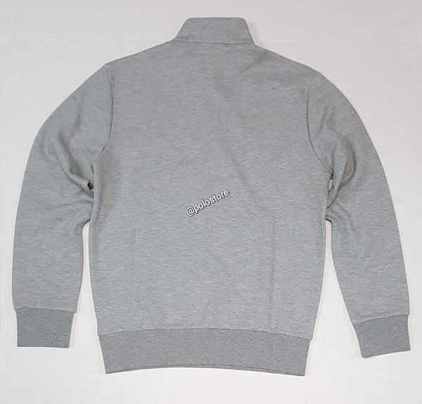 Nwt Polo Ralph Lauren Grey Double Knit Half Zip Sweatshirt - Unique Style