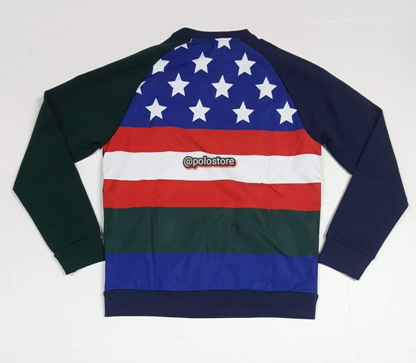 Nwt Polo Ralph Lauren Navy/Green Sui Sweatshirt - Unique Style