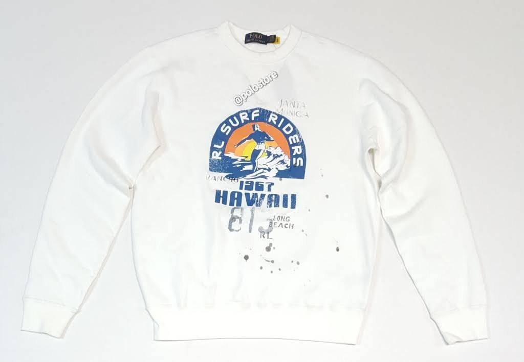 Nwt Polo Ralph Lauren RL Riders Surf Sweatshirt