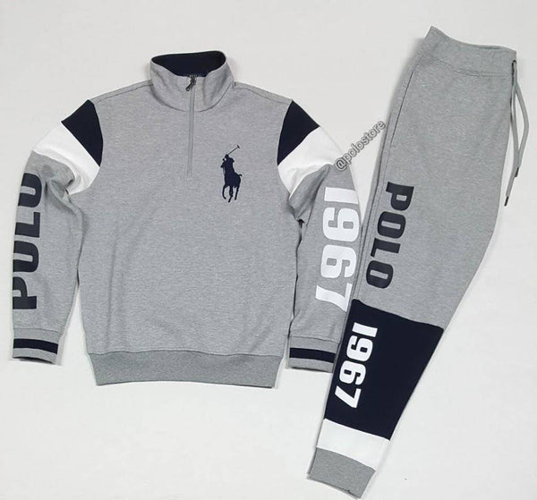 Nwt Polo Ralph Lauren Grey Big Pony 1967 Joggers - Unique Style