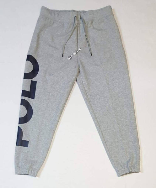 Nwt Polo Ralph Lauren Grey Double Knit Logo Joggers - Unique Style