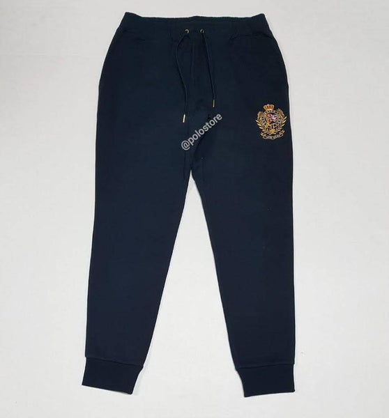 Nwt Polo Ralph Lauren Navy Blue Crest Joggers - Unique Style