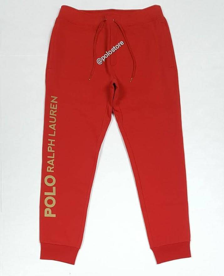 Nwt Polo Ralph Lauren Red Big Pony Joggers