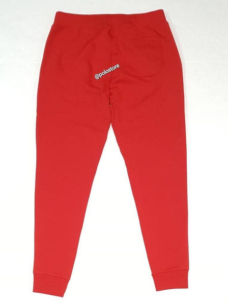 Nwt Polo Ralph Lauren Red Double Knit Script Patch Joggers