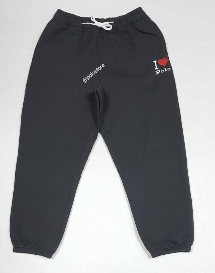 Nwt Polo Ralph Lauren Women's Black I Love Polo Joggers