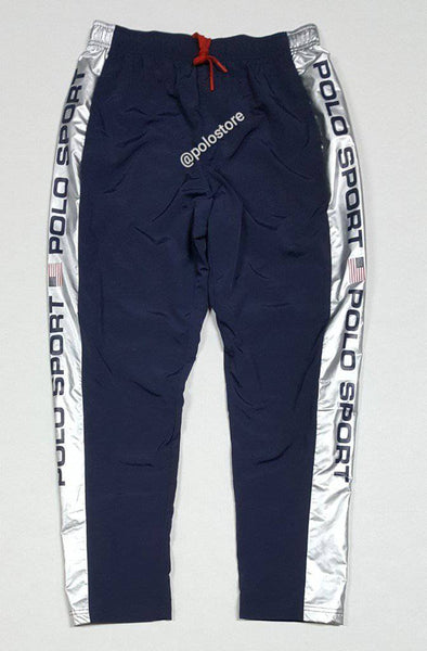 Nwt Polo Sport Navy Blue Silver Taped Pants