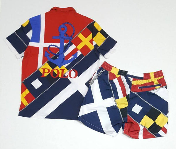 Nwt Polo Ralph Lauren Anchor Cp-93 Swim Trunks - Unique Style