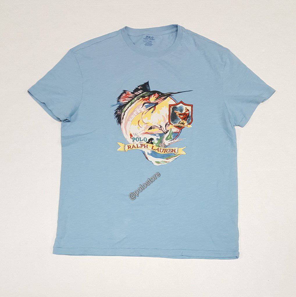 Nwt Polo Ralph Lauren Blue Marlin Classic Fit Tee
