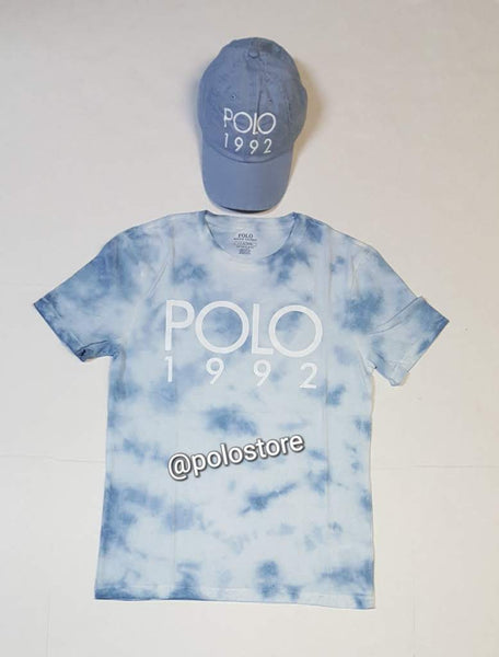 Nwt Polo Ralph Lauren Blue Tie-Dye 1992 Tee - Unique Style