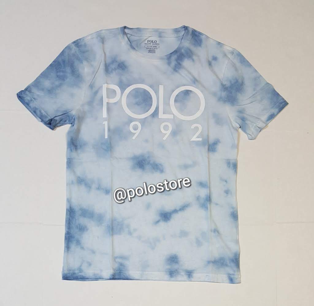 Nwt Polo Ralph Lauren Blue Tie-Dye 1992 Tee
