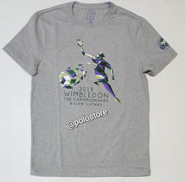 Nwt Polo Ralph Lauren Grey Wimbledon 2019 Tee - Unique Style
