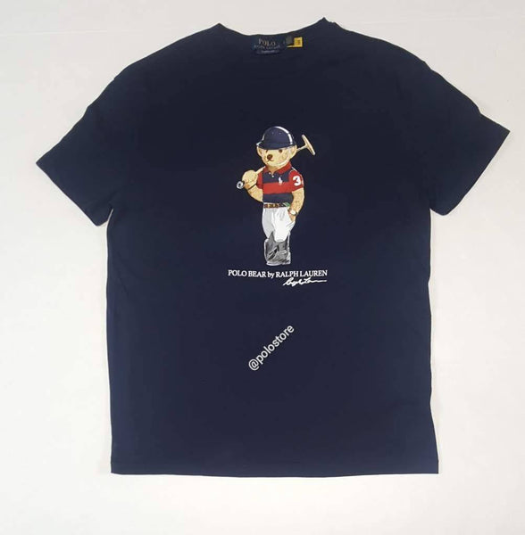 Nwt Polo Big & Tall Navy Golf Stick Teddy Bear Tee - Unique Style