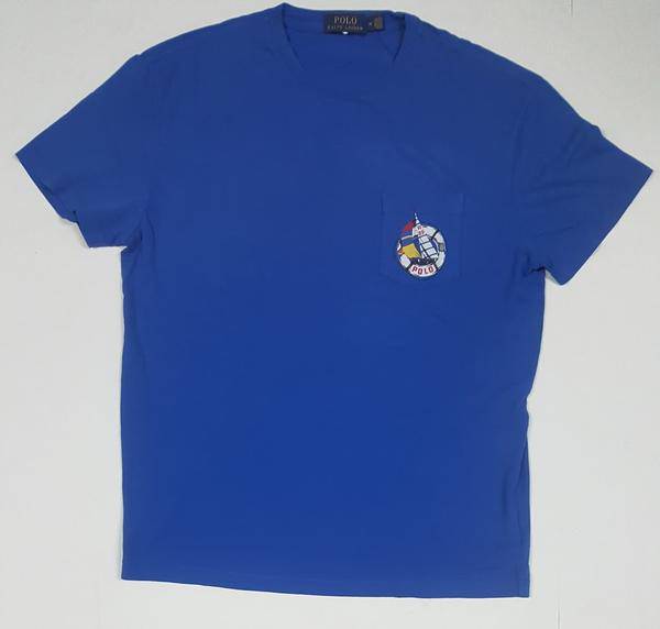 Nwt Polo Ralph Lauren Royal Blue Rl89 Sailing Pocket Tee