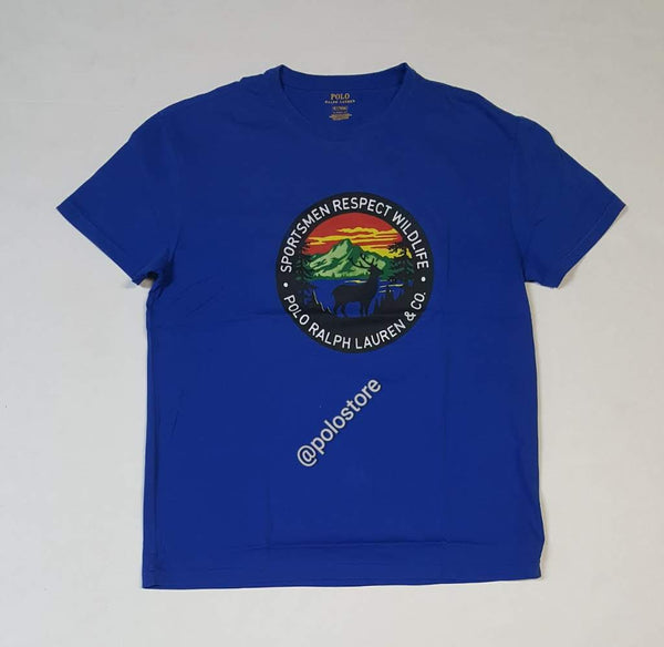 Nwt Polo Ralph Lauren Royal Blue Sportsman Classic Fit Tee - Unique Style