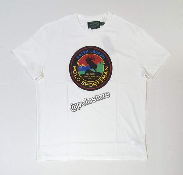 Nwt Polo Ralph Lauren White Sportsman Classic Fit Tee - Unique Style