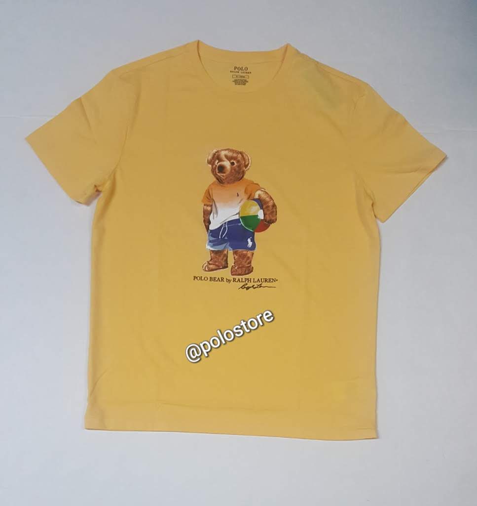 Nwt Polo Ralph Lauren Big & Tall Yellow Beach Ball Teddy Bear Tee