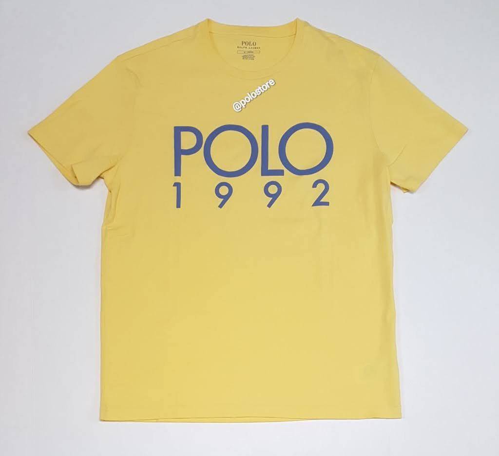 Nwt Polo Ralph Lauren Yellow/Blue 1992 Tee