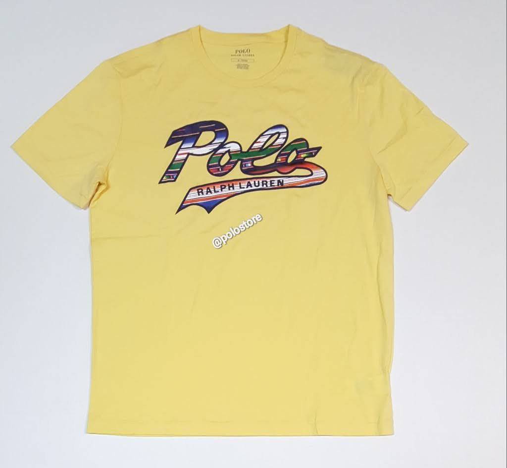 Nwt Polo Ralph Lauren Yellow Script 2021 Tee