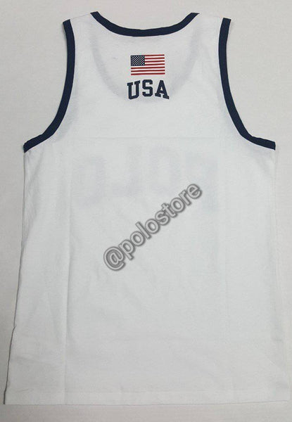 Nwt Polo Ralph Lauren White Polo Spellout Tank Top - Unique Style
