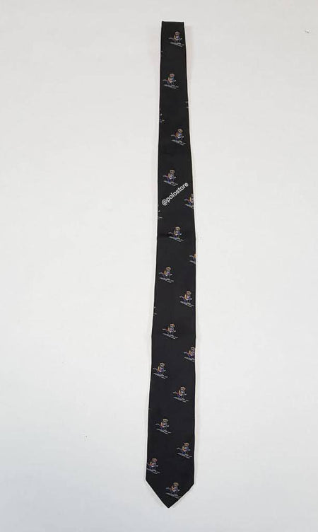 Nwt Polo Ralph Lauren Striped Tiger/Logo Tie