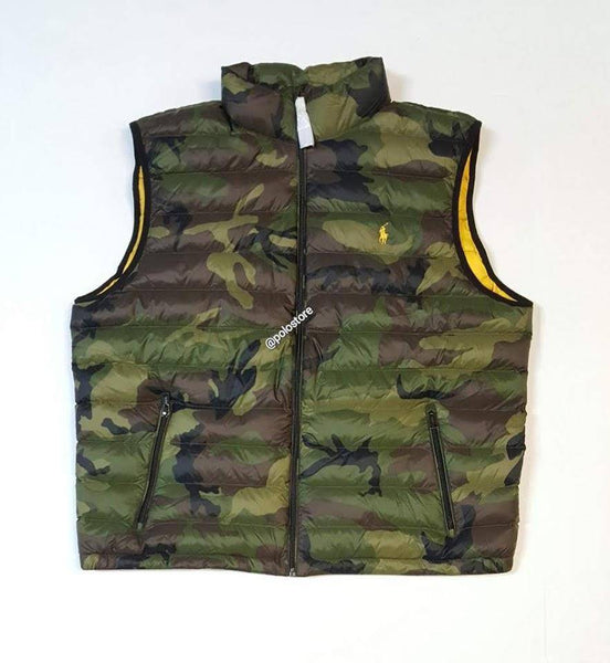 Nwt Polo Ralph Lauren Camo Down Vest - Unique Style
