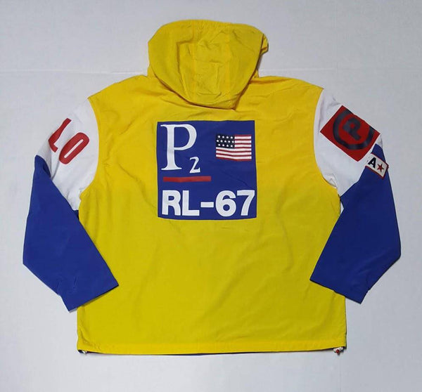 NWT POLO RALPH LAUREN YELLOW P2 CLASSIC FIT CP-93 WINDBREAKER - Unique Style