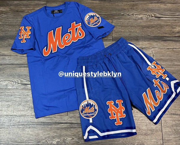 Pro Standard /ProMax New York Mets Tee And Shorts Set