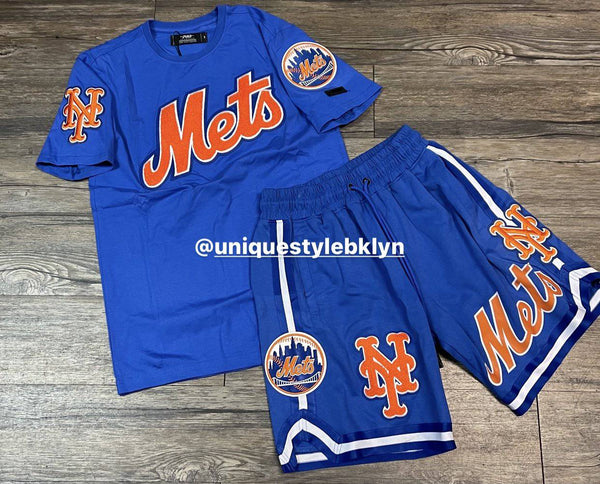 Pro Standard /ProMax New York Mets Tee And Shorts Set - Unique Style