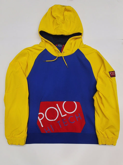 Nwt Polo Ralph Lauren Yellow Hi Tech Hoodie