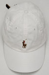 Nwt Polo Ralph Lauren White Pony Adjustable Hat - Unique Style