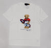 Nwt Polo Ralph Lauren White Surfboard Teddy Bear Custom Fit Tee - Unique Style