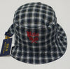 Nwt Polo Ralph Lauren Polo Tennis Plaid Reversible Hat - Unique Style