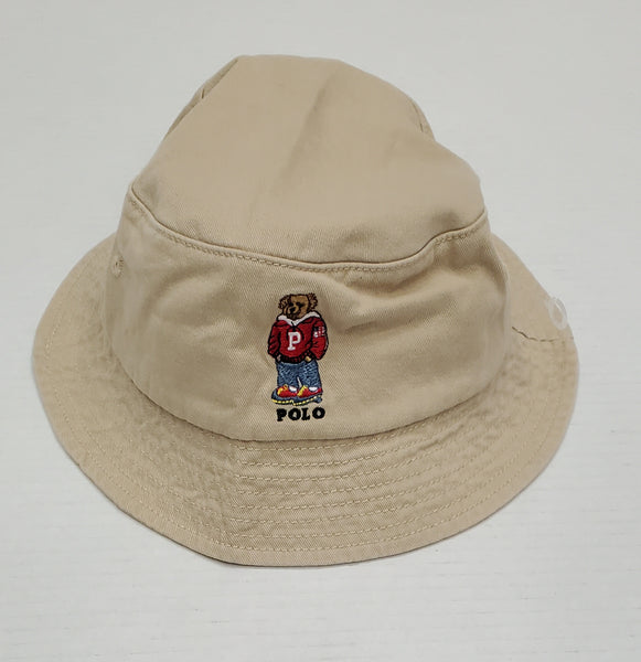 Nwt Polo Ralph Lauren Vintage Cool  Bear Bucket Hat - Unique Style