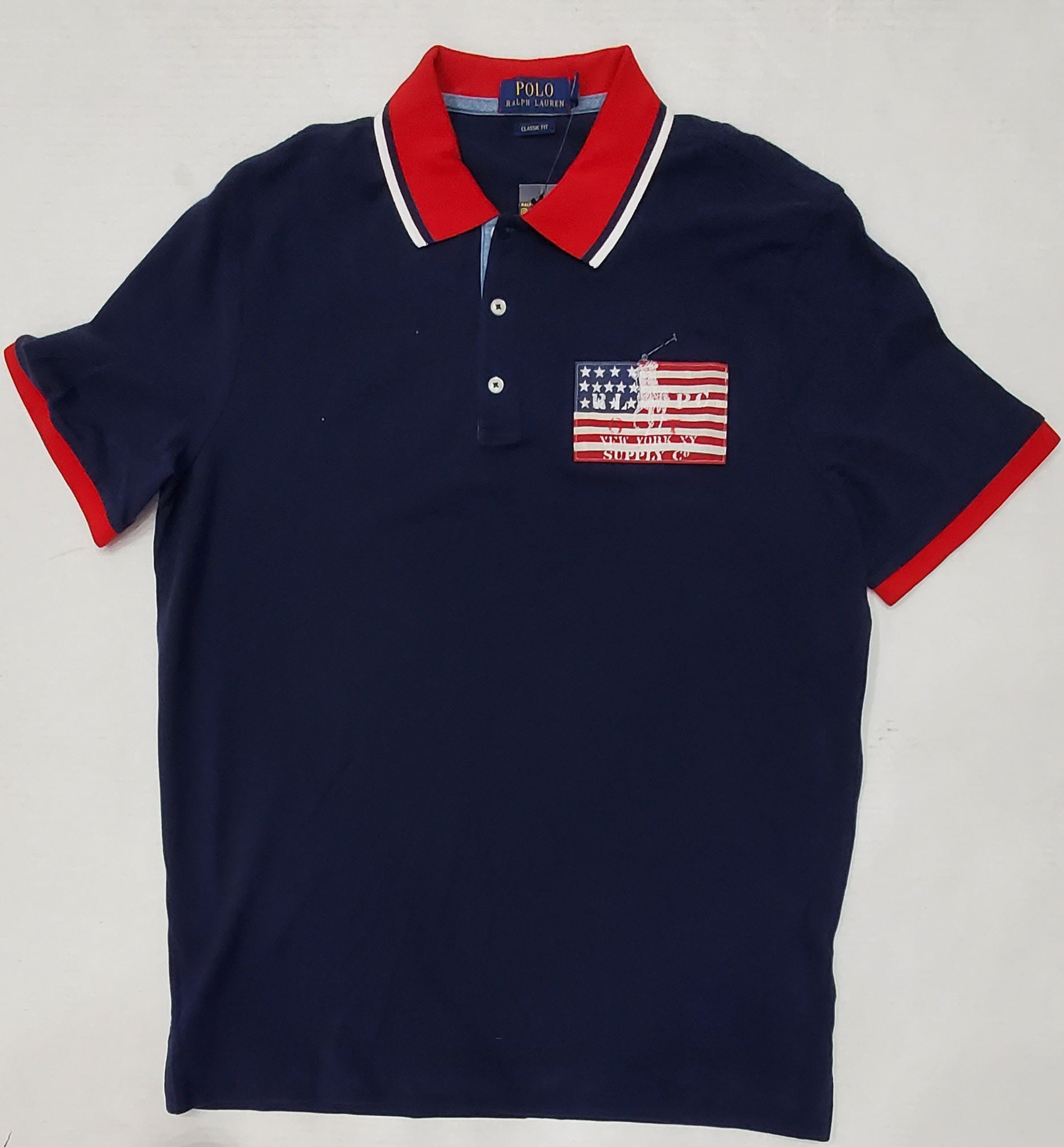 ralph lauren flag polo