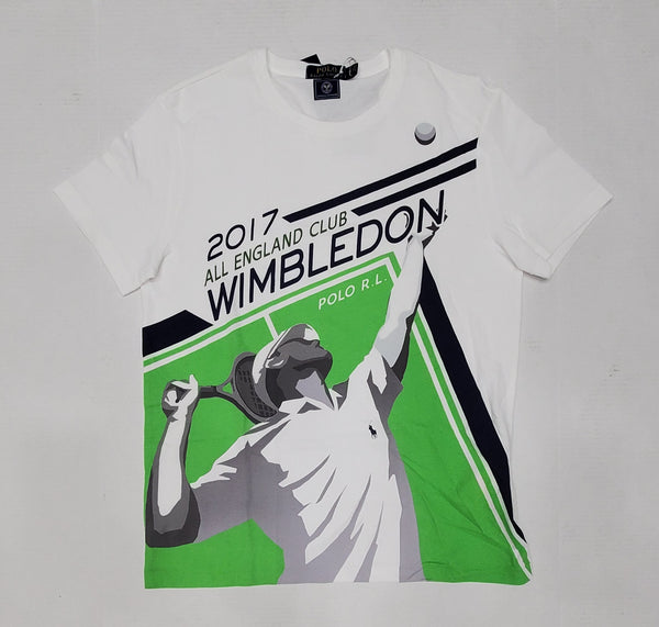 Nwt Polo Ralph Lauren Wimbledon All England Club Tennis Tee - Unique Style